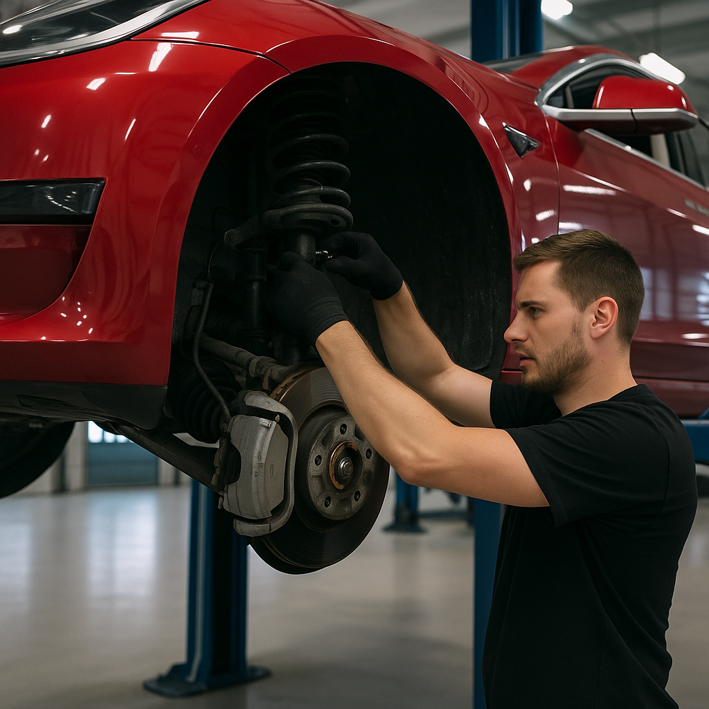 🛞 EV Suspension Wear – Why Electric Cars Are Tougher on Components