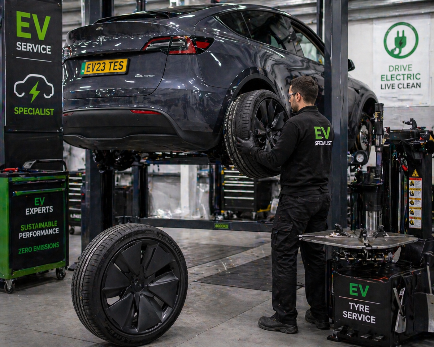🛞 Why Your EV Tyres Wear Faster – And How Servicing Helps