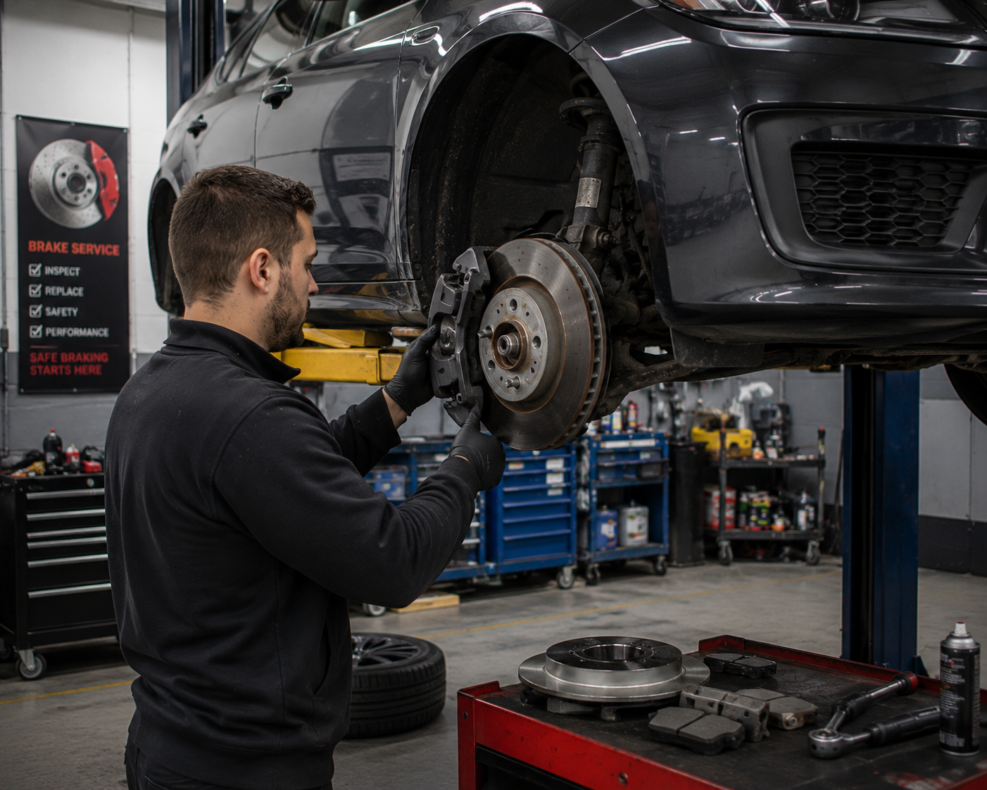 🚗 Car Pulling While Braking – Brake or Suspension Problem?