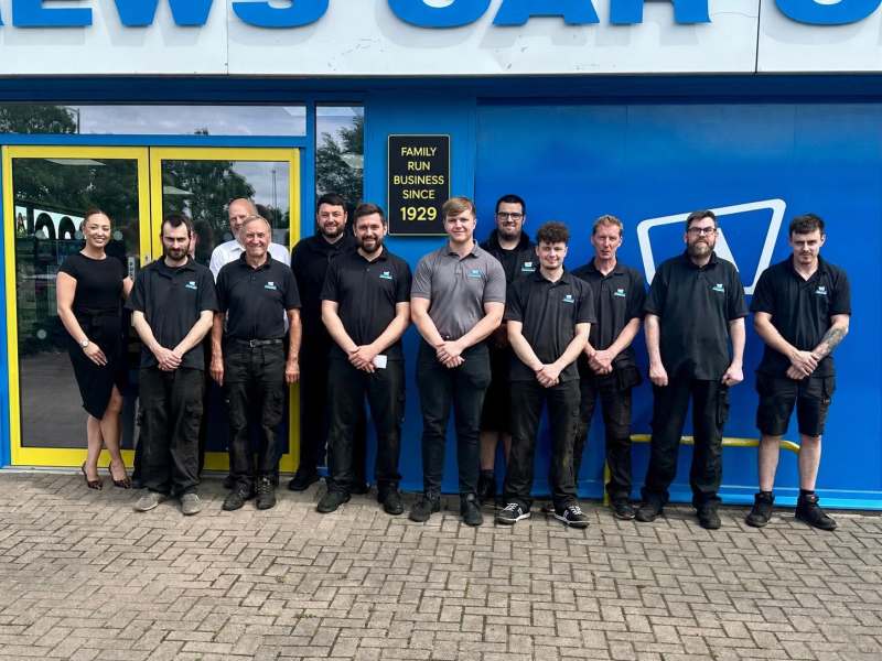 Andrews Car Centre team at our family-run garage in Lincoln
